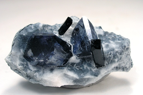 Benitoite crystals, the California state gemstone