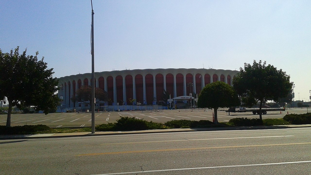 The Forum arena in Inglewood, California
